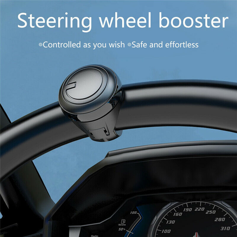 Universal Car Steering Wheel Knob Spinner Handle Power Aid Ball Carbon Fiber
