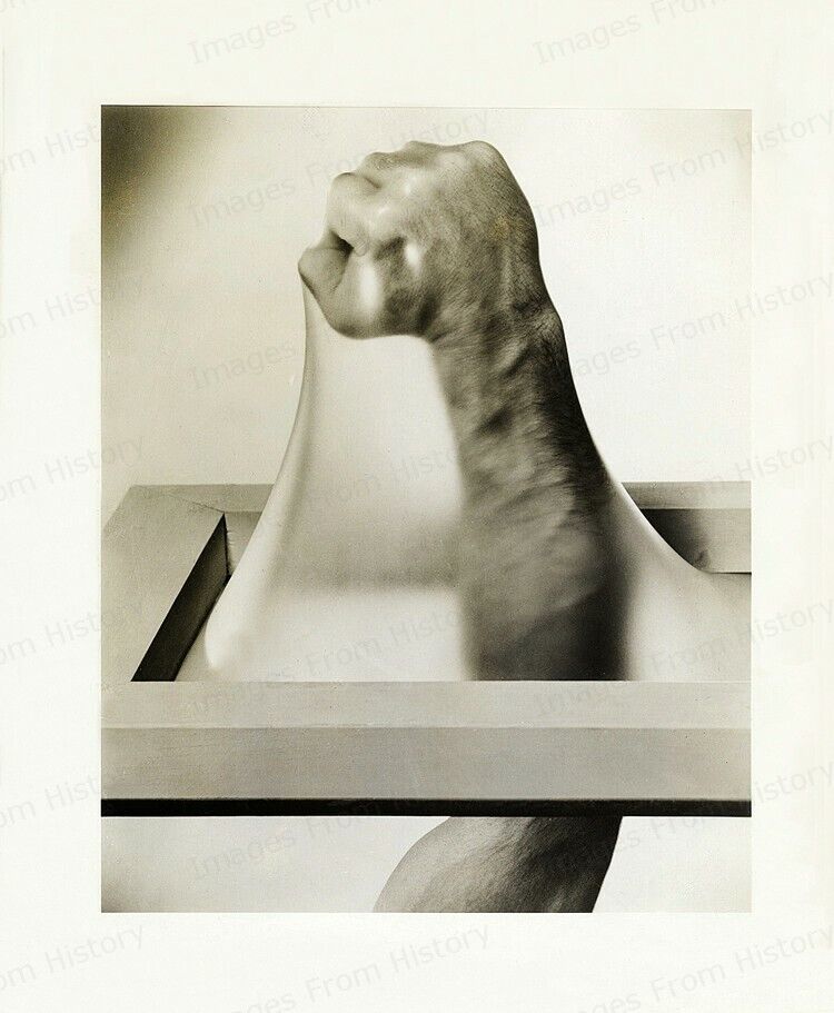 8x10 Print Modernist Fine Art Fist Thru Plastic 1946 #6410