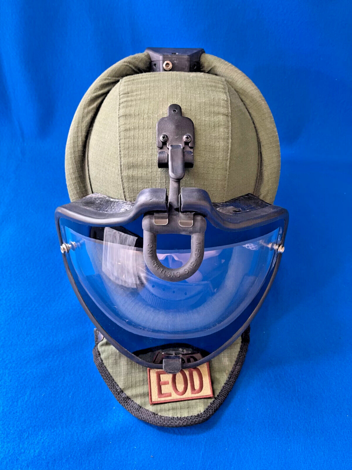 Authentic Used MED-ENG Systems Inc. EOD Bomb Squad Helmet