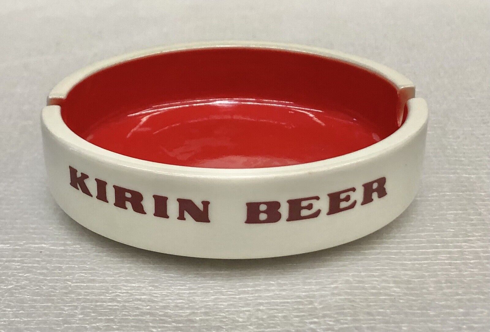 Vintage KIRIN BEER Ashtray Sakura China (Made in Japan) GUC