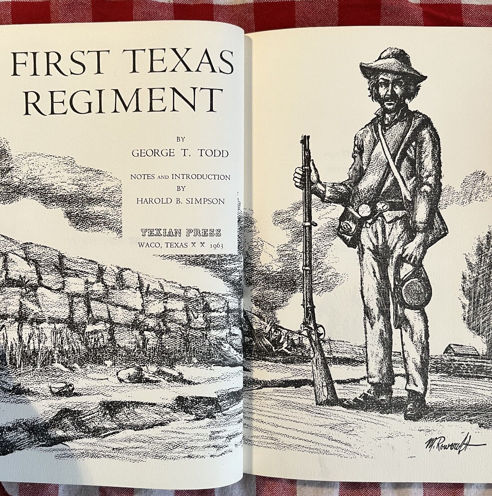Scarce Texas Civil War - Hood\'s Texas Brigade - First Texas Regiment