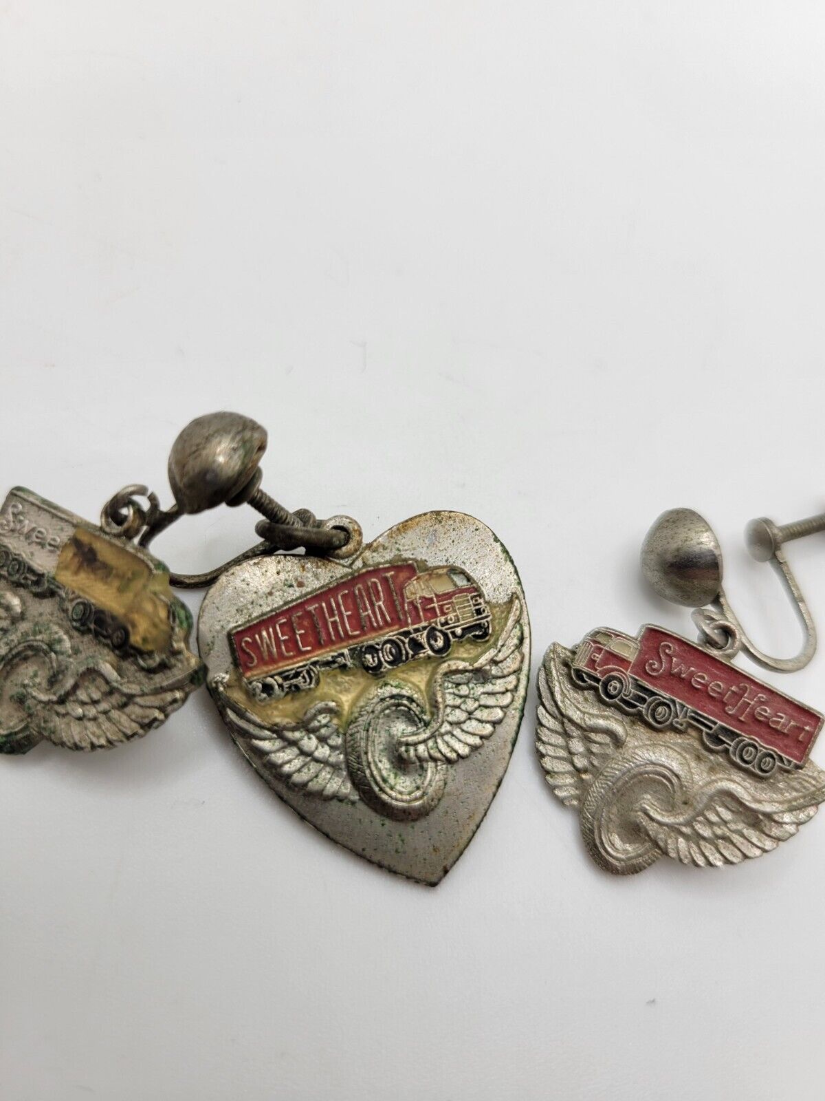 Vintage Sweeheart Trucking Collector Pins Lot Of 3