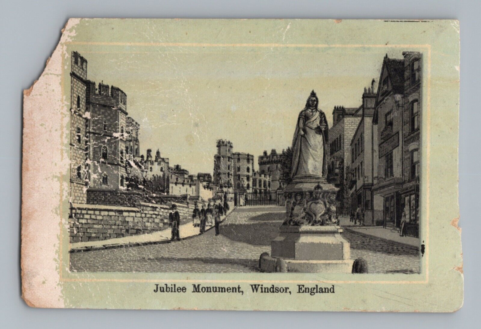 Jersey Coffee Jubilee Monument Windsor England Victorian Trade Card