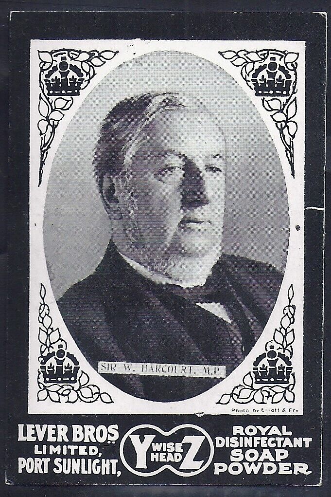 LEVER-CELEBRITIES (YZ FRONT L39) 1901-#18- SIR HARCOURT 