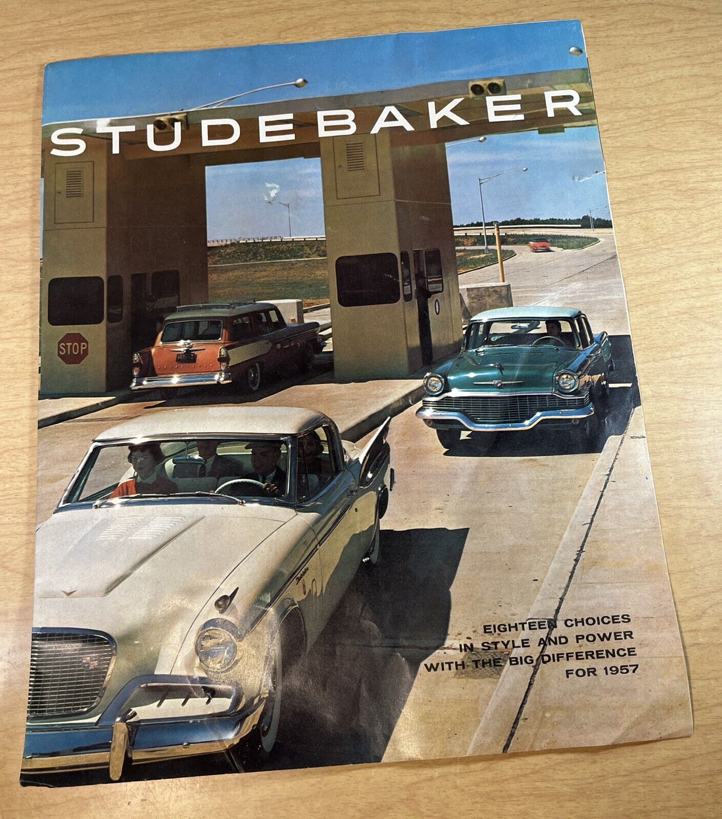 1957 Studebaker Large Sales Brochure Poster Booklet Original Phillipsburg NJ