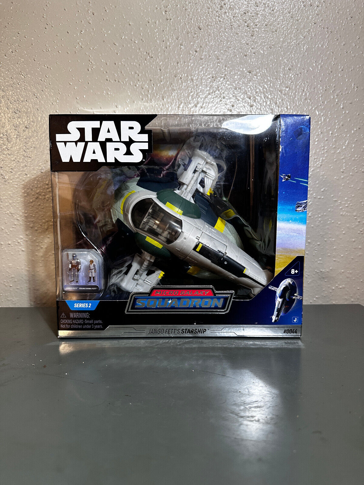 Star Wars Micro Galaxy Squadron Jango Fett's Starship Series 2 #0044 Young Boba