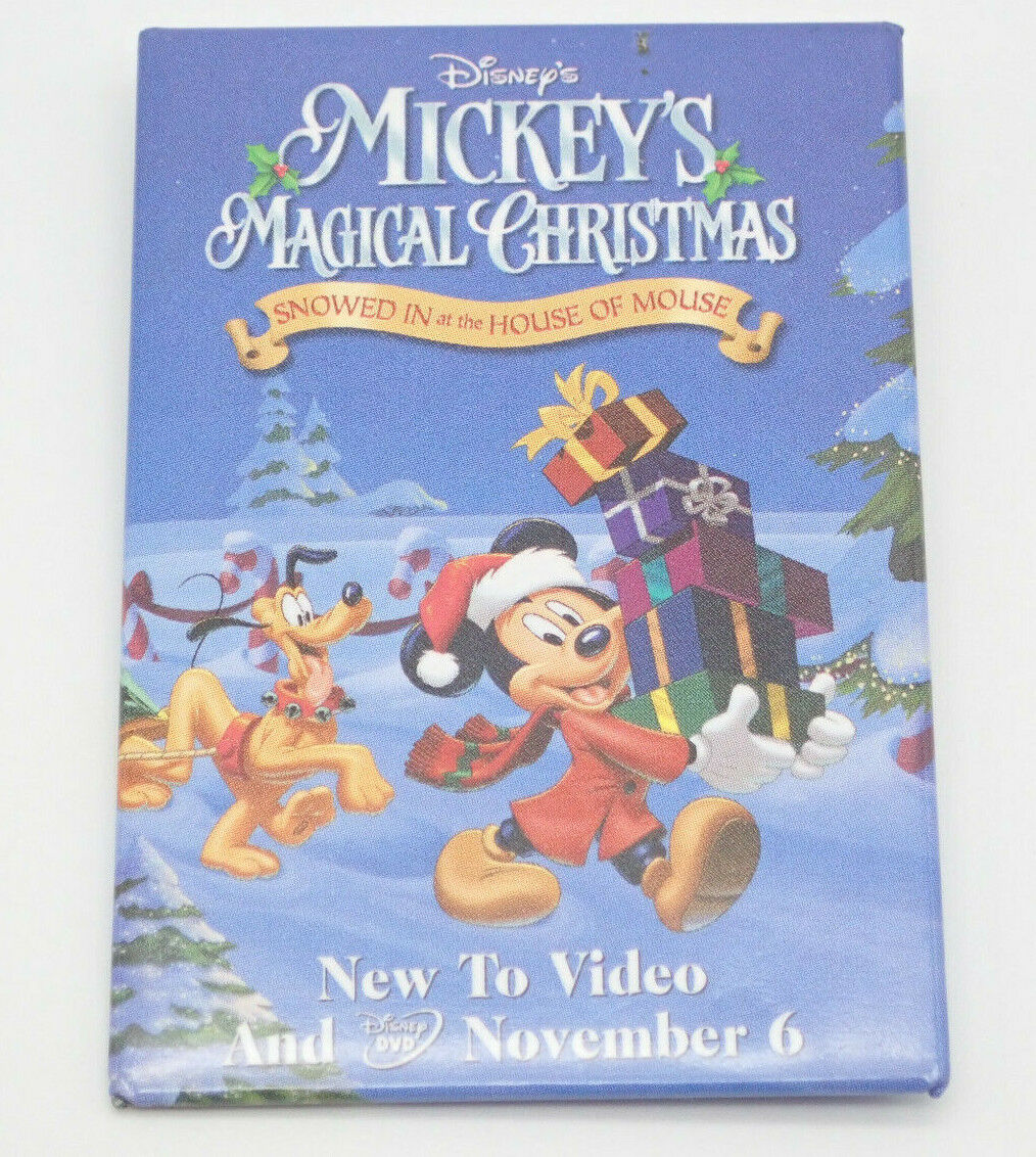Mickey\'s Magical Christmas Movie Disney Vintage Lapel Pin
