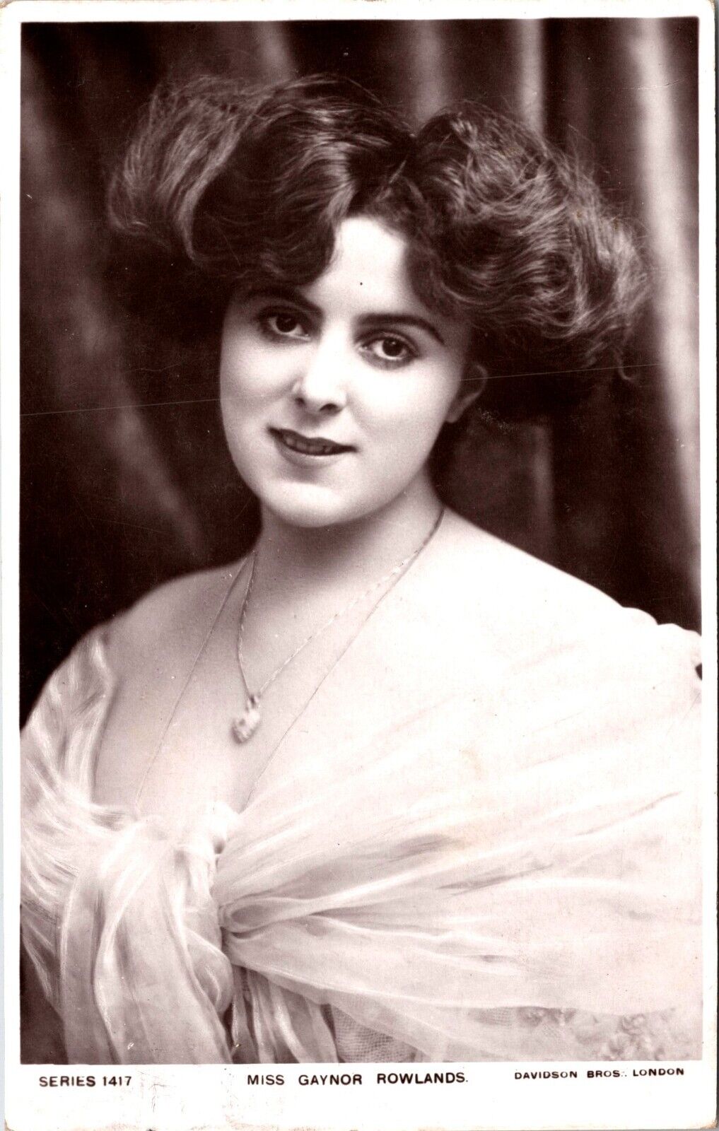 MISS GAYNOR ROWLANDS : ENGLISH STAGE ACTRESS; SINGER, AND DANCER  (1911)
