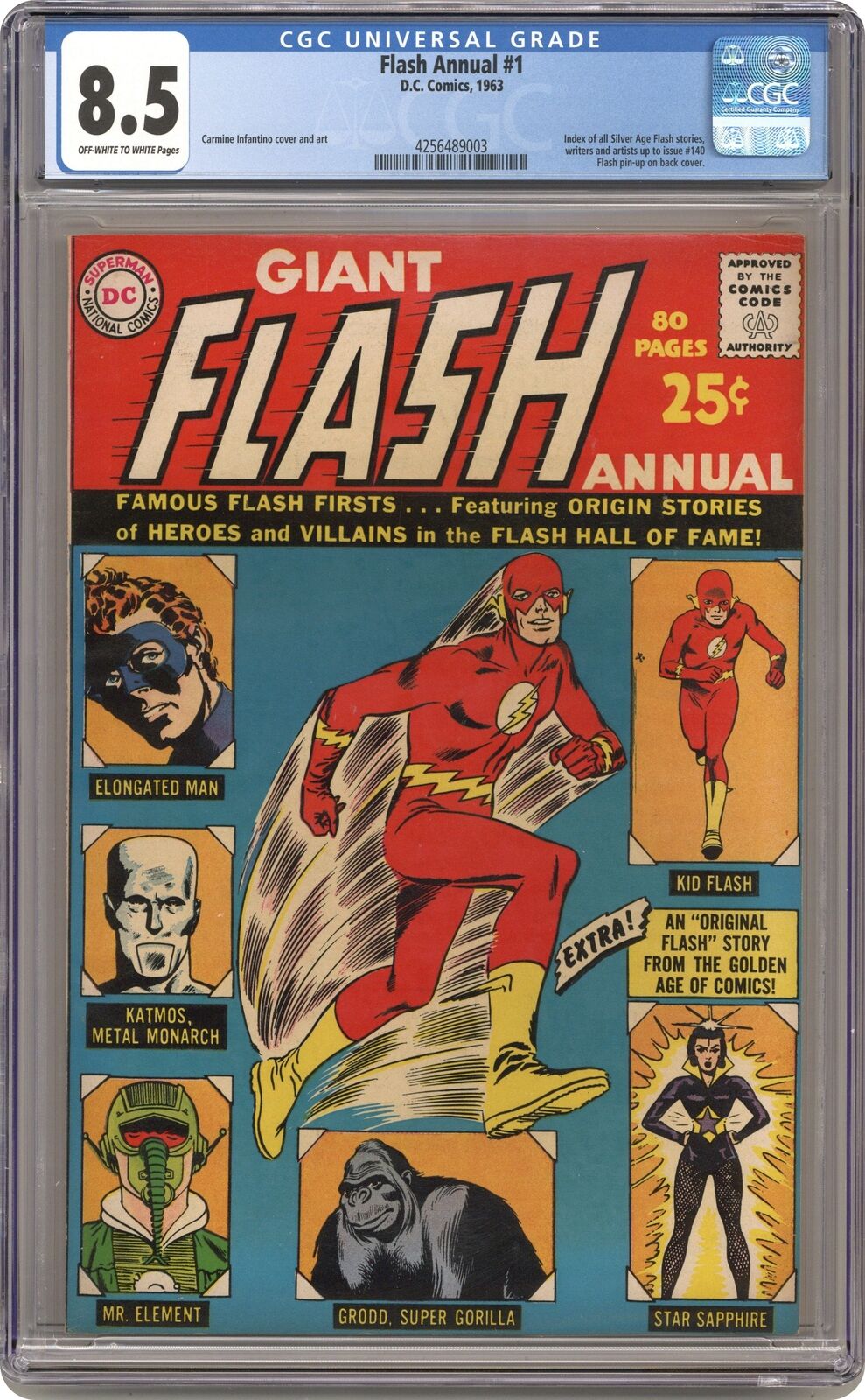 Flash Annual #1 CGC 8.5 1963 4256489003