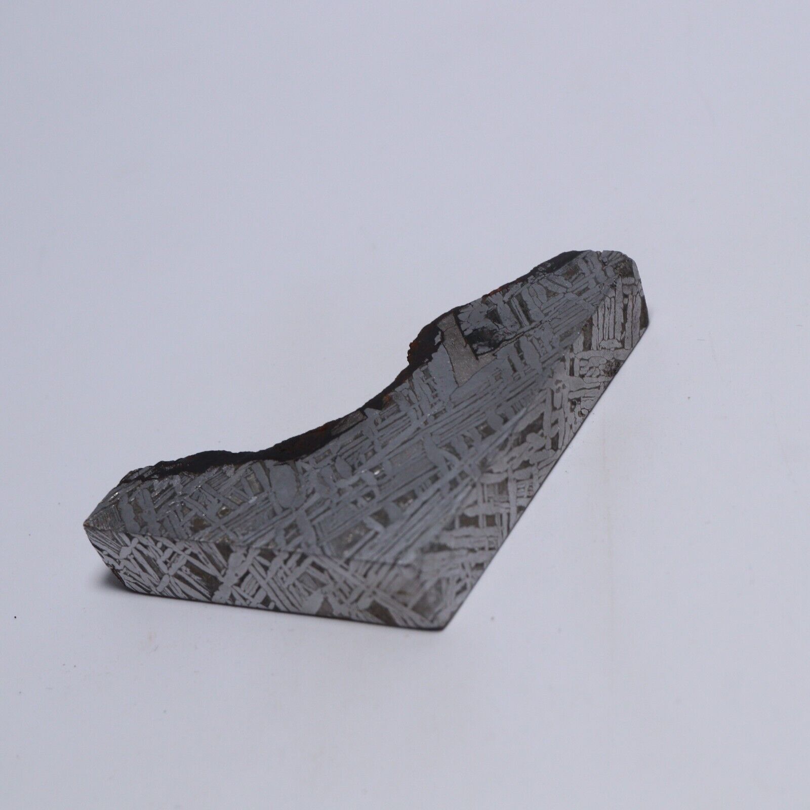 99g Meteorite specimen,Section of a nickel-iron meteorite ,Space gift B2857