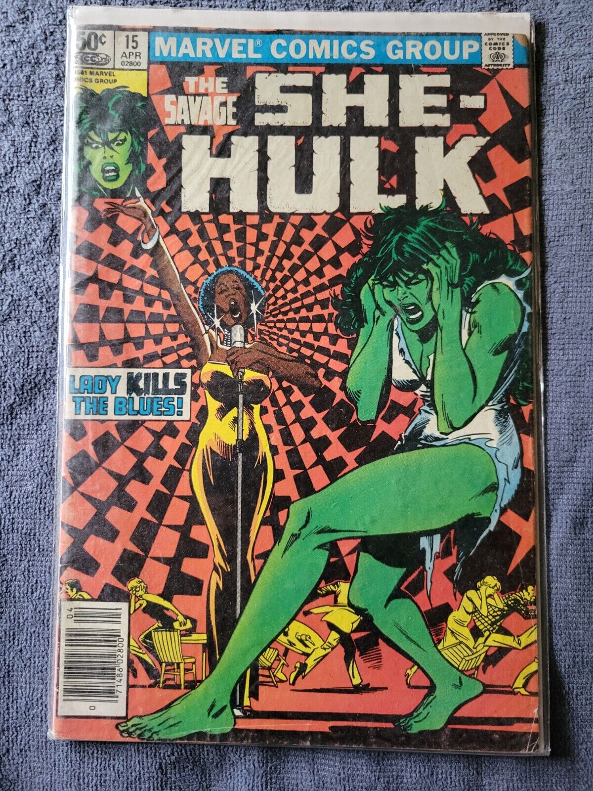 The Savage She-Hulk #15 Marvel Comics 1981 Lady Kills The Blues
