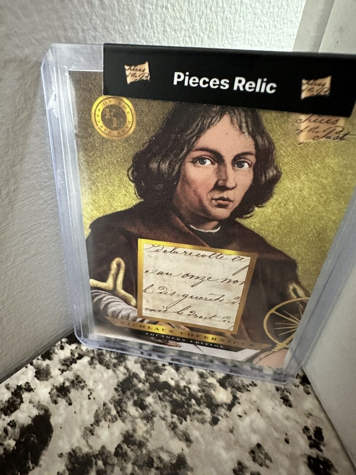 2023 Pieces Of The Past Founders Edition Nicolaus Copernicus Hand Written Relic