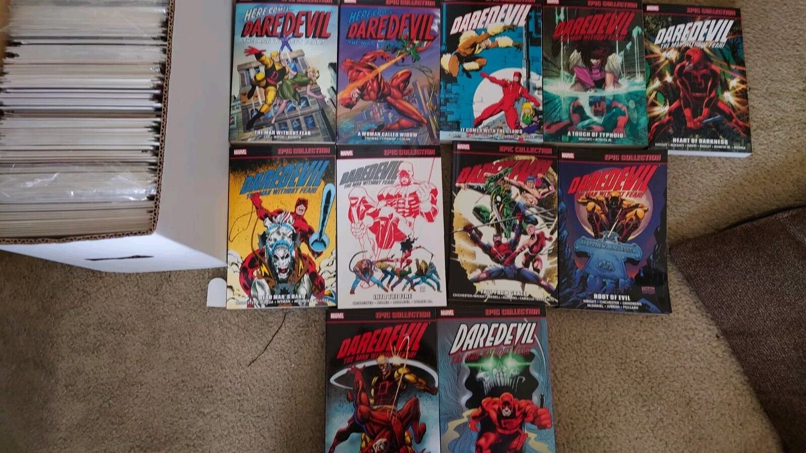 Daredevil Epic Collection Vol 1 4 12 13 14 16 17 18 19 20 21 Tpb Lot Widow