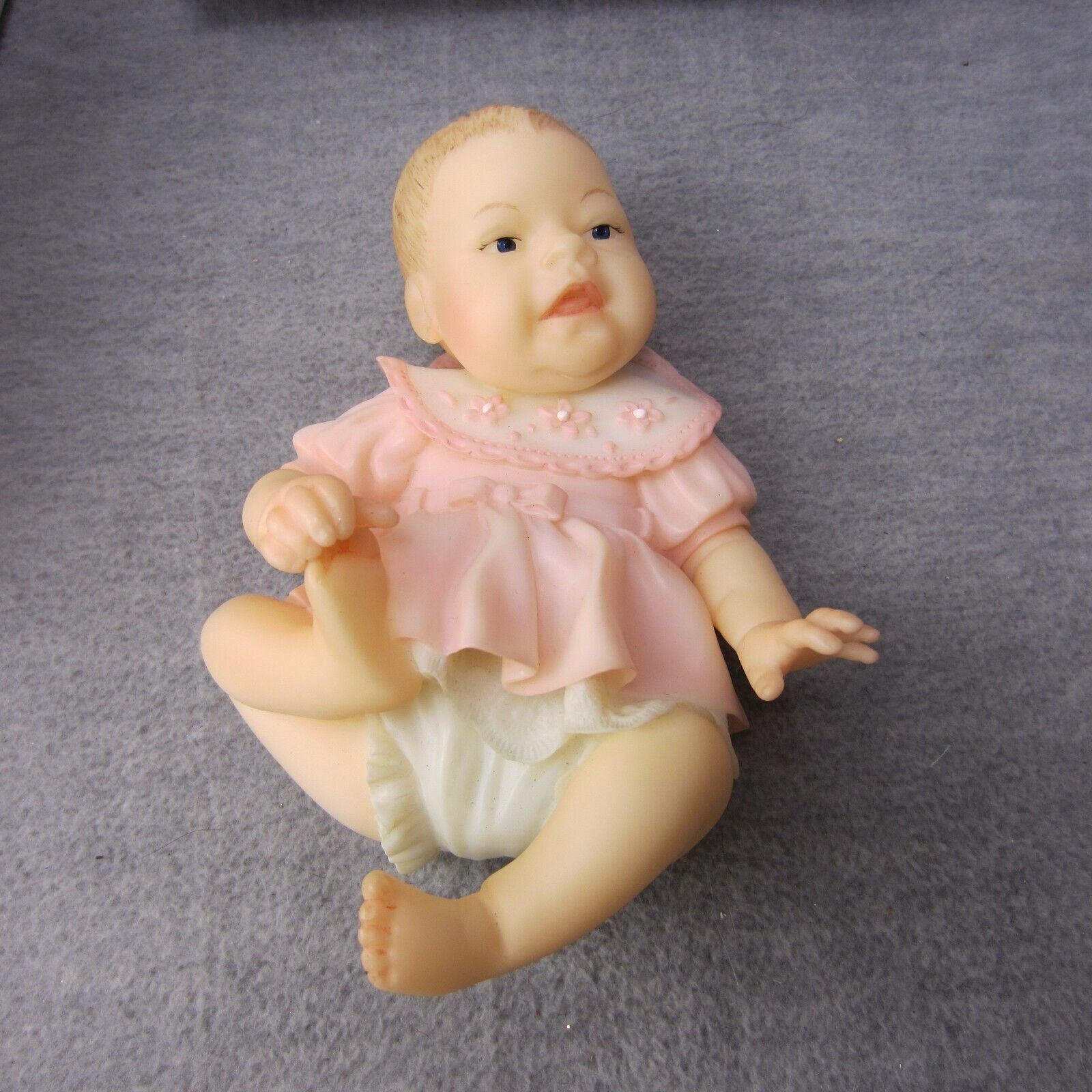 Vintage Lee Middleton Doll This Little Piggie Baby Figurine Times to Cherish