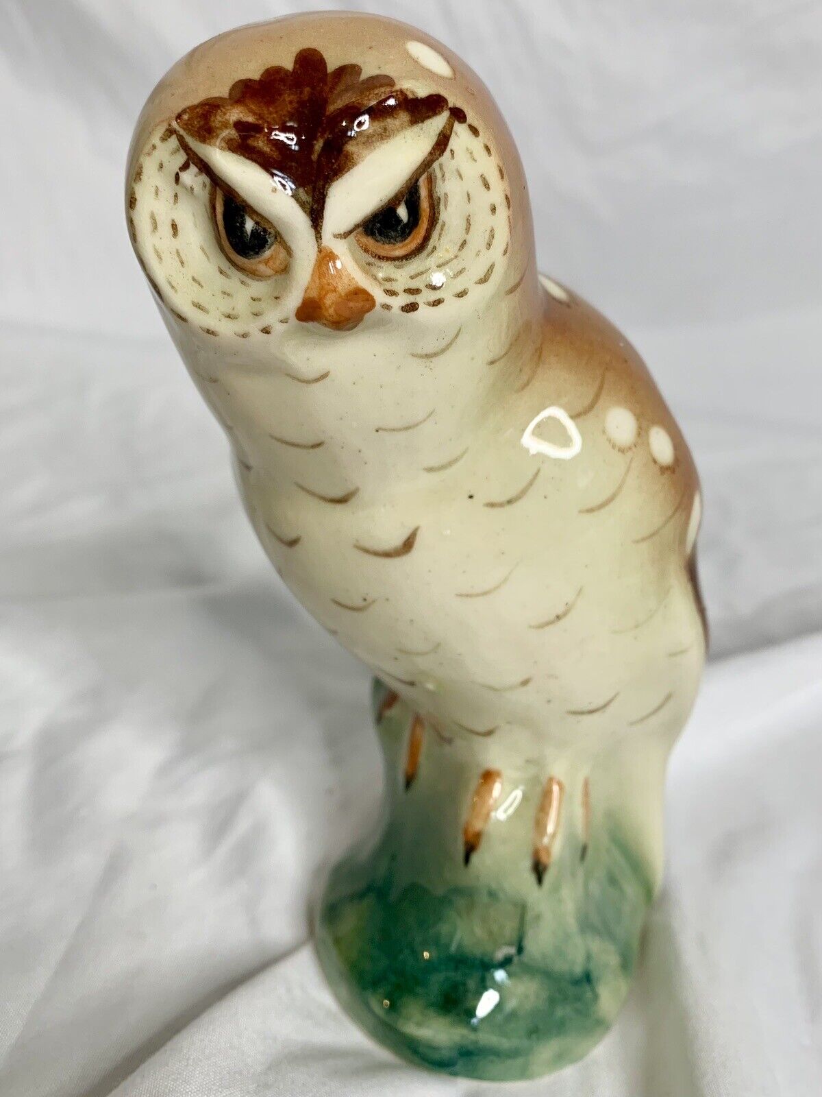 Vintage Royal York Pottery Owl Figurine 5.5”h
