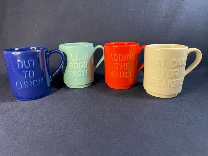 Kate Spade New York Coffee Mugs by Lenox - Set of 4 - G1