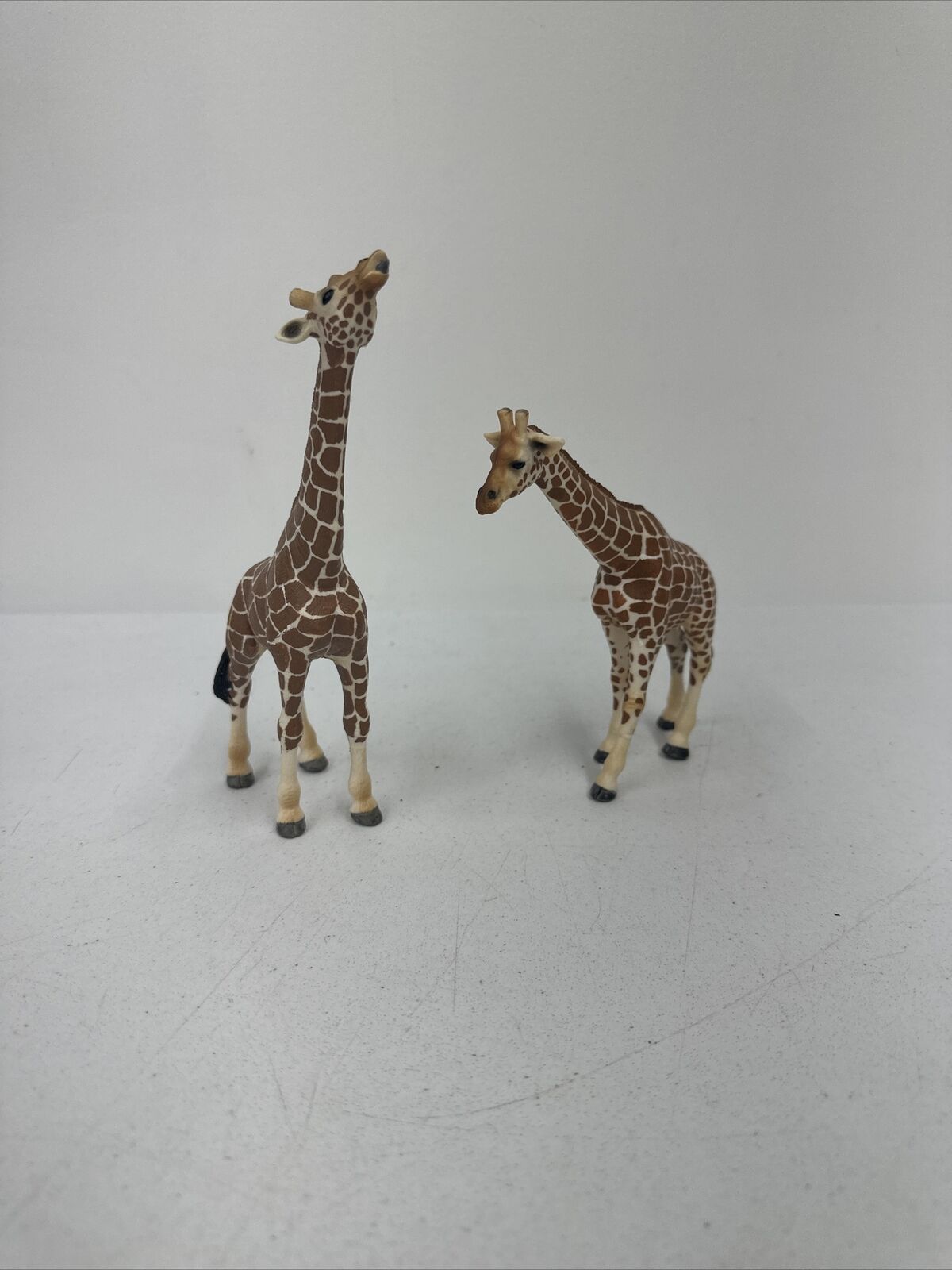 Schleich Giraffes Unmatched Pair, 2003 & 2008