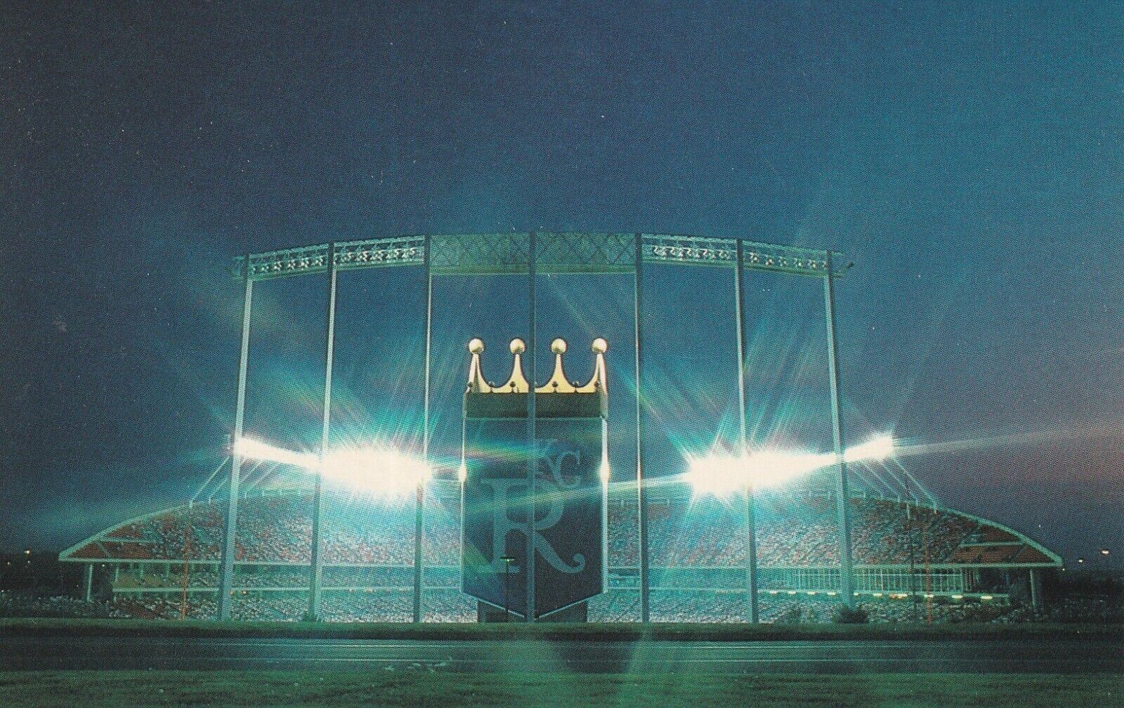 Tough to Find, c.1985 Kansas City Royals Kauffman Stadium Postcard