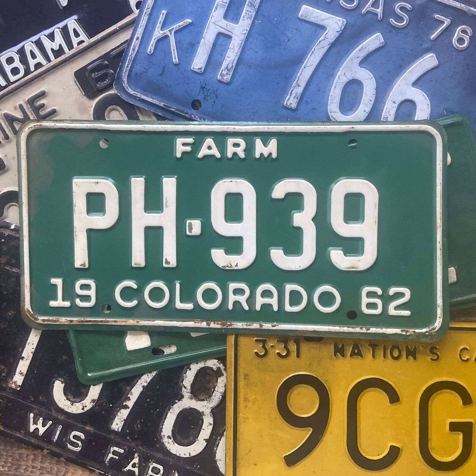 Vintage Original 1962 Colorado License Plate See My Other Plates