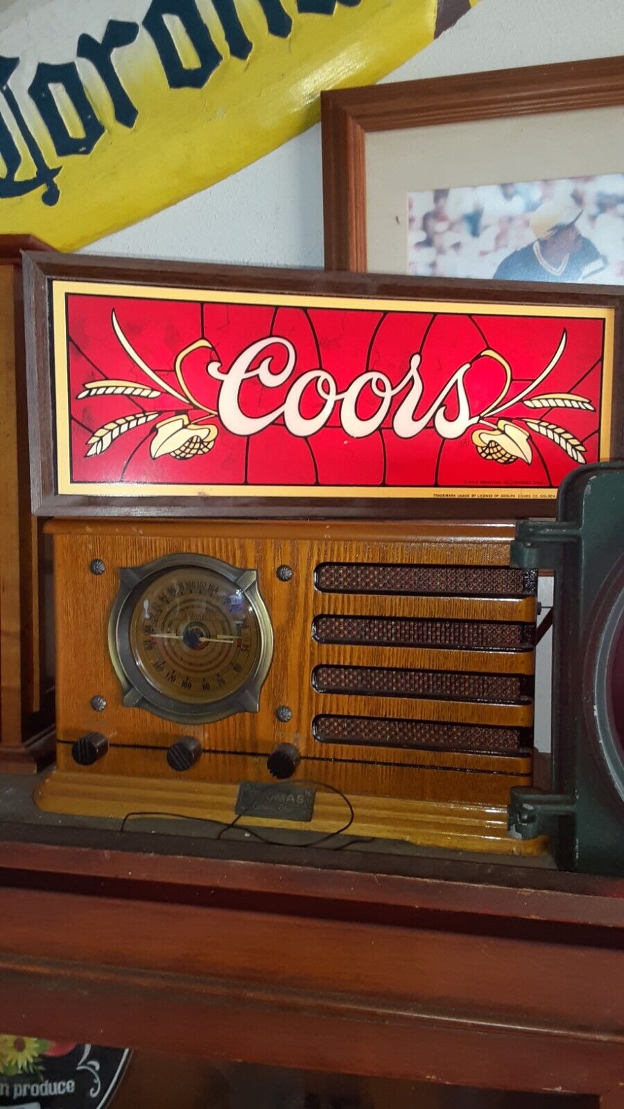 Vintage Coors Light Up Sign. Fun Lites Model BB-22. Excellent Working Condition.