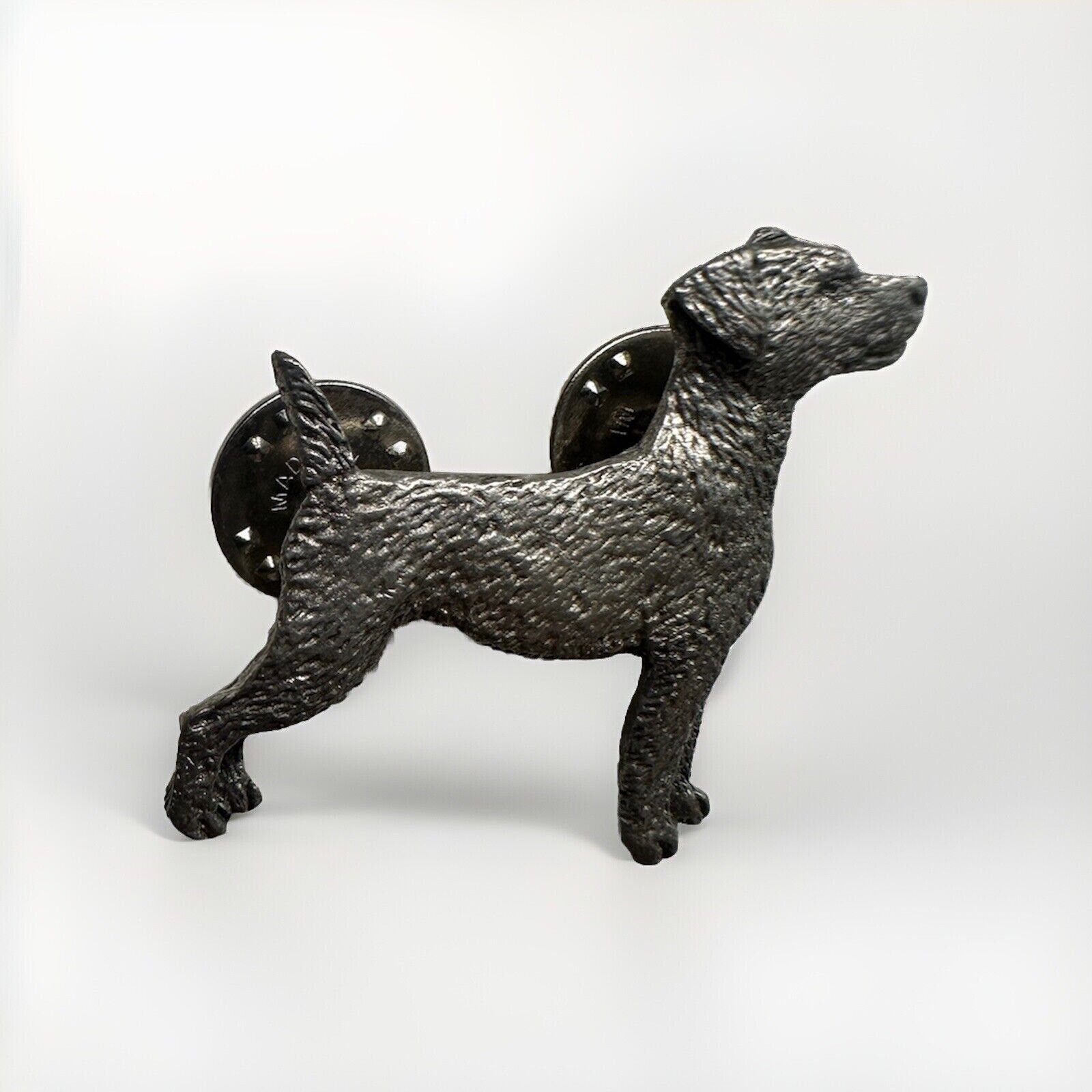 Pewter jack Russell terrier by G G Harris Pin