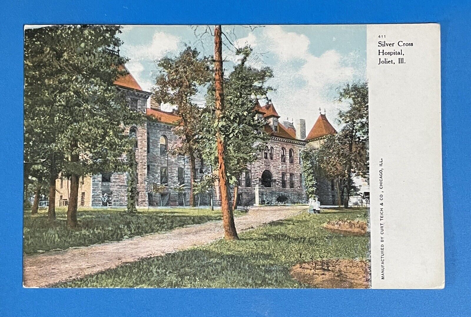 Joliet IL Illinois SILVER CROSS HOSPITAL Vintage Postcard