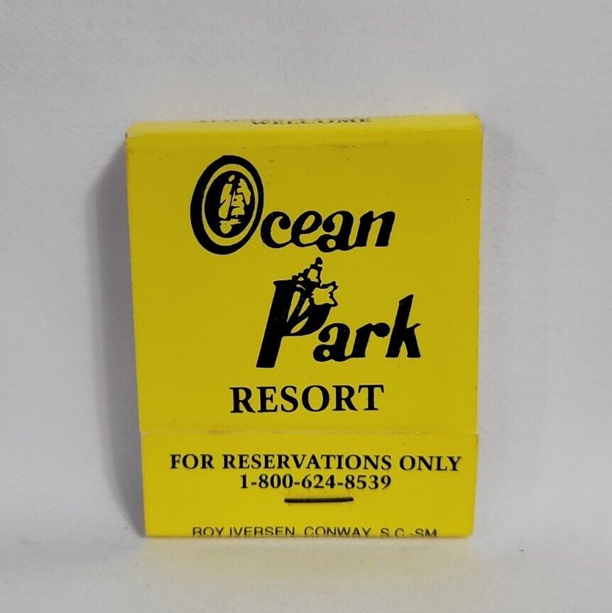 Vintage Ocean Park Resort Hotel Matchbook Myrtle Beach SC Advertising Full