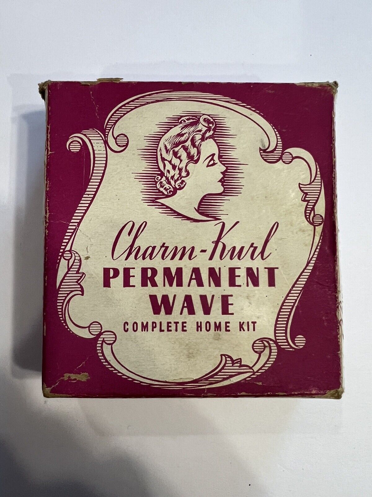 Charm Kurl Permanent Wave Complete Home Kit - Vtg in Box, Looks complete