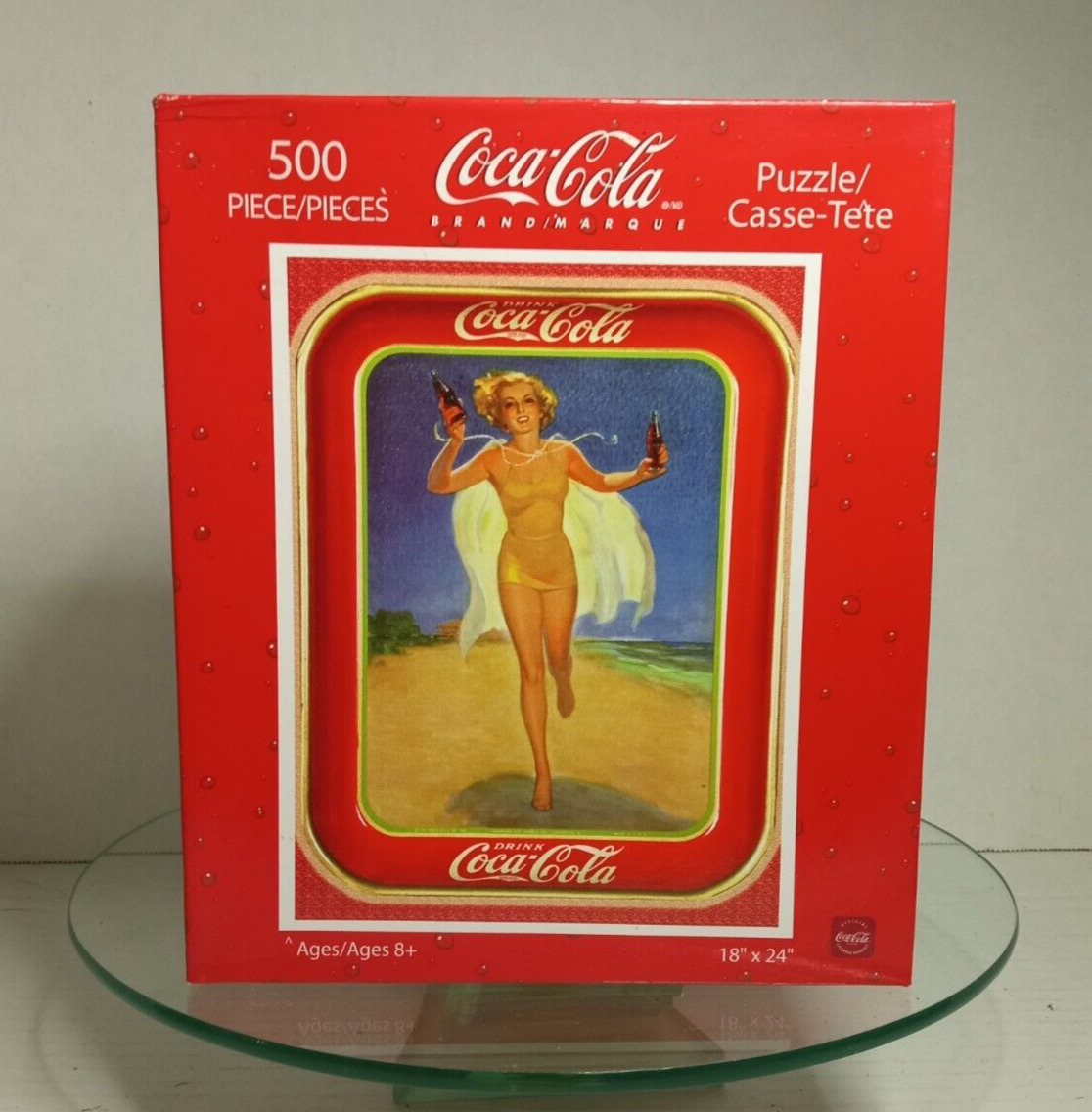 Vintage Coca Cola Jigsaw Puzzle New Unopened 500 Pieces 18\