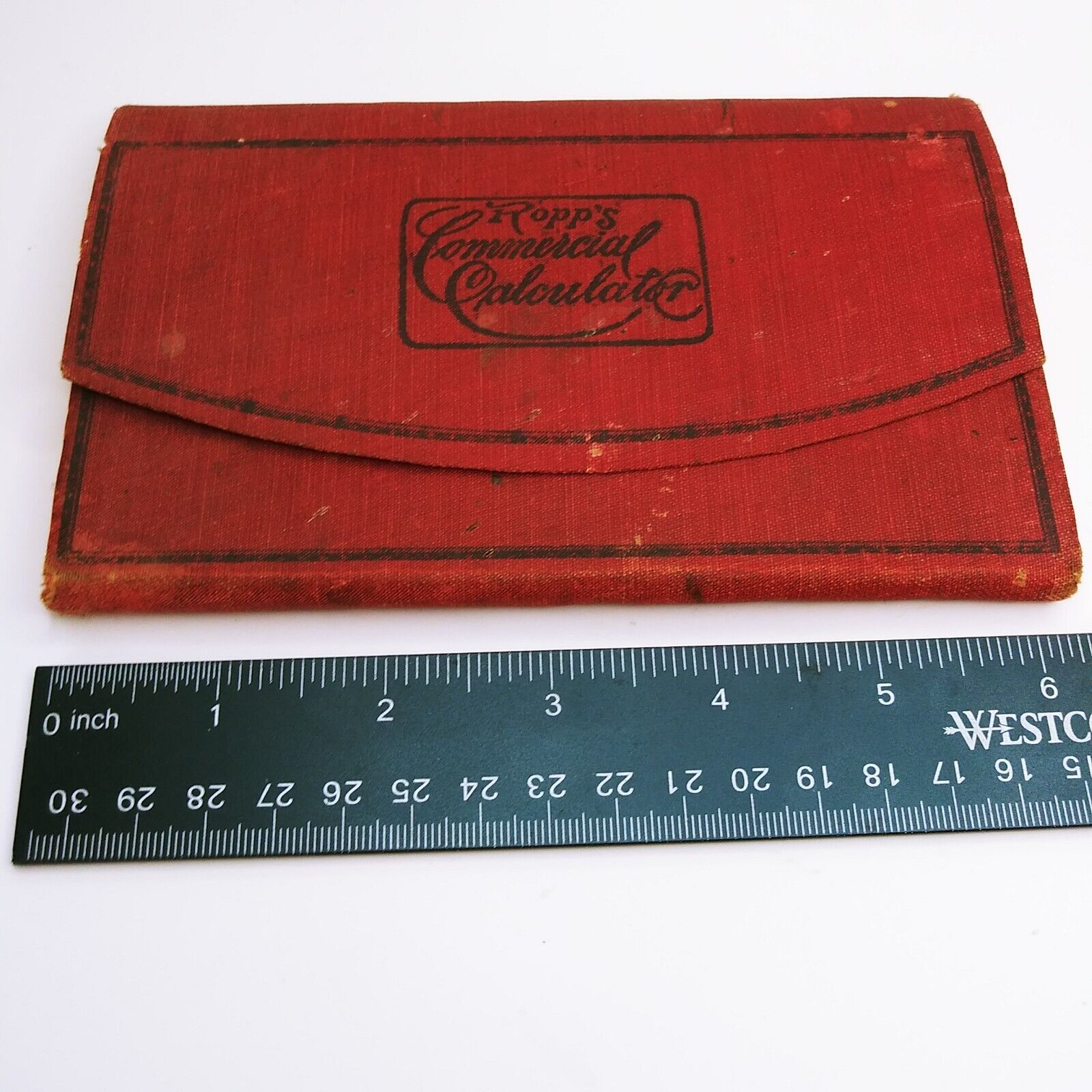 Antique 1906 Ropp\'s New Commercial Calculator & Short Cut Arithmetic BOOK - READ
