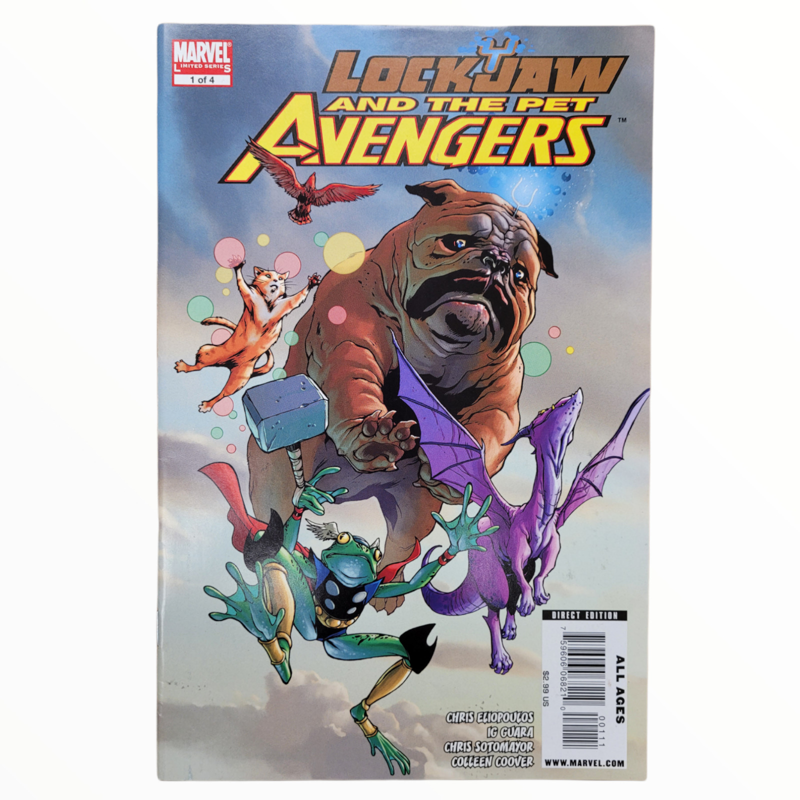 Lockjaw And The Pet Avengers #1 (of 4) Direct Edition Animal Cover NM- or Better