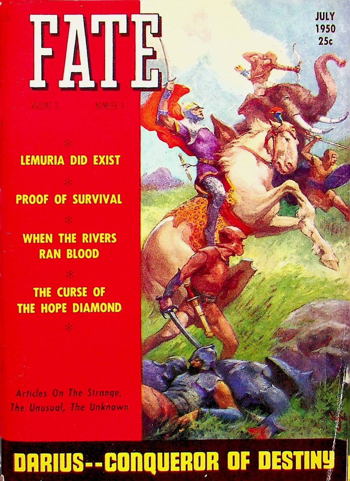 Fate Digest/Magazine Vol. 3 #4 VG 1950 Low Grade