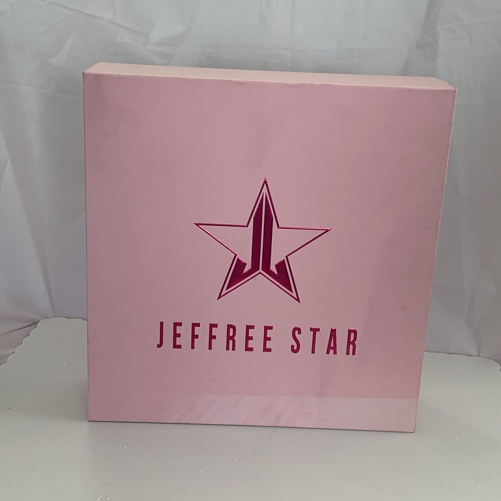 Jeffree Star Christmas Big Tree Topper Ornament New Pink Logo Box 
