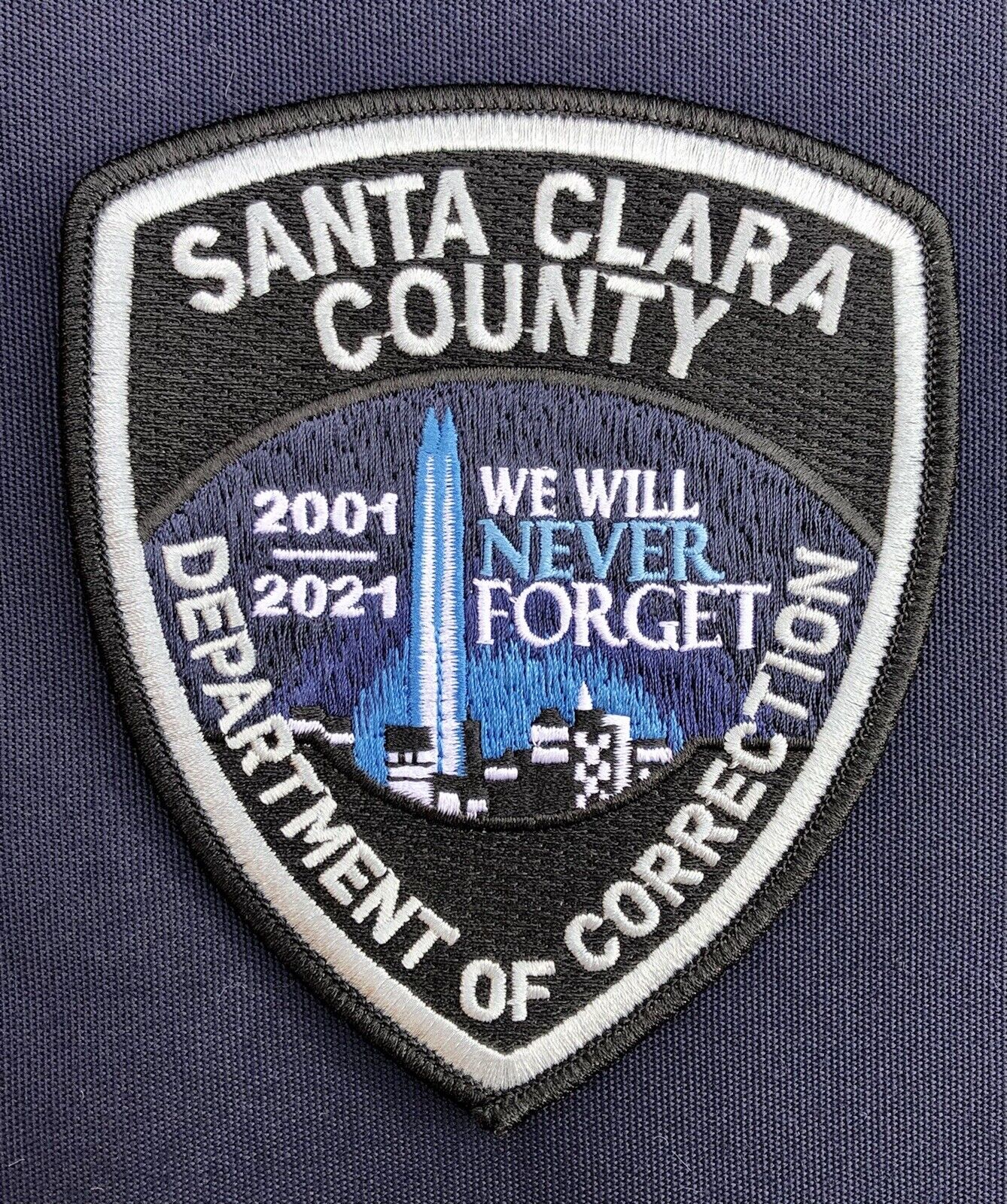 Santa Clara County Department of Correction 2021 9/11 Collector\'s Patch