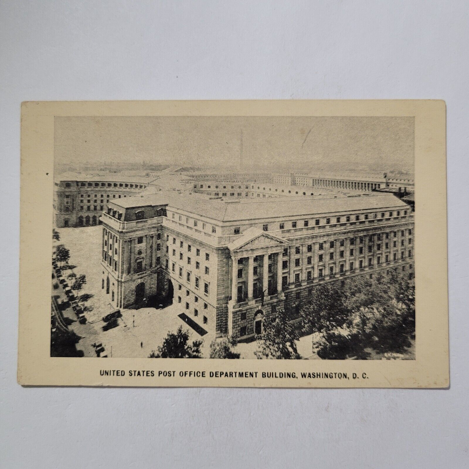 United States Post Office Department Building Washington DC Vintage Postcard