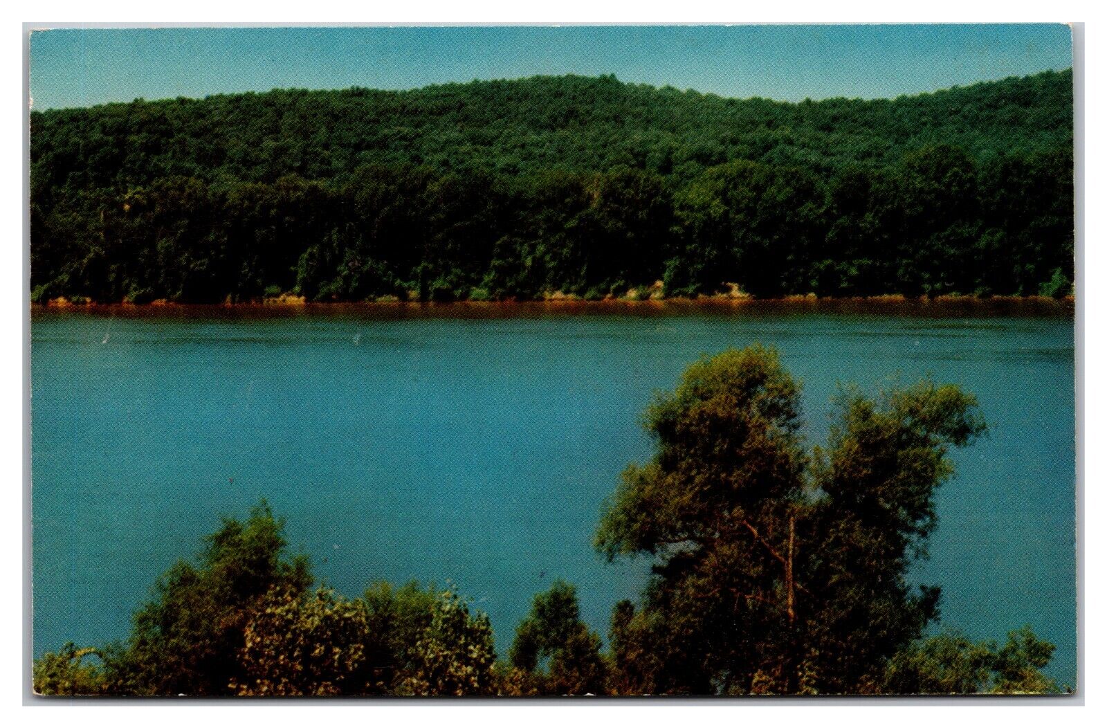 The Beautiful Ohio River Postcard