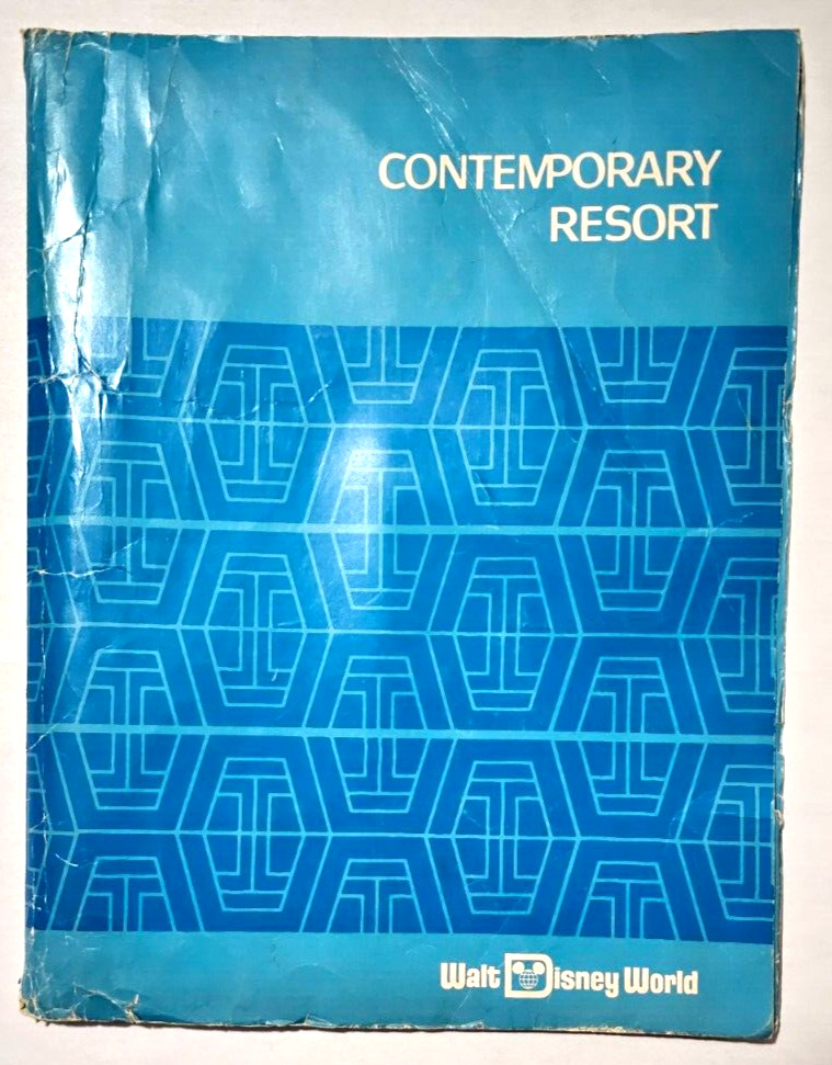 Vintage 1970s Contemporary Resort In-Room Welcome Packet Folder