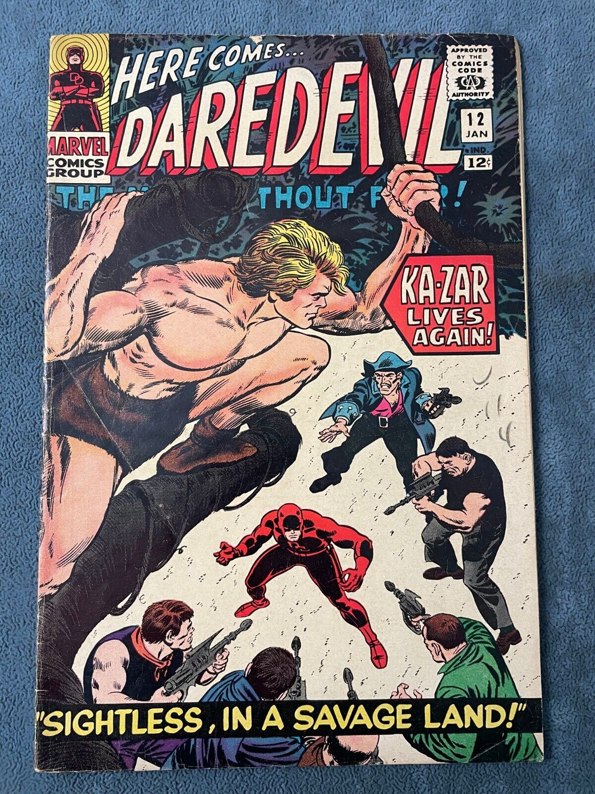 Daredevil #12 1966 Marvel Comic Book Key Issue 1st Plunderer Romita Kirby VG