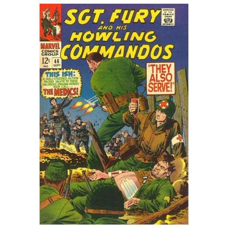 Sgt. Fury #46 Marvel comics Fine Full description below [i^