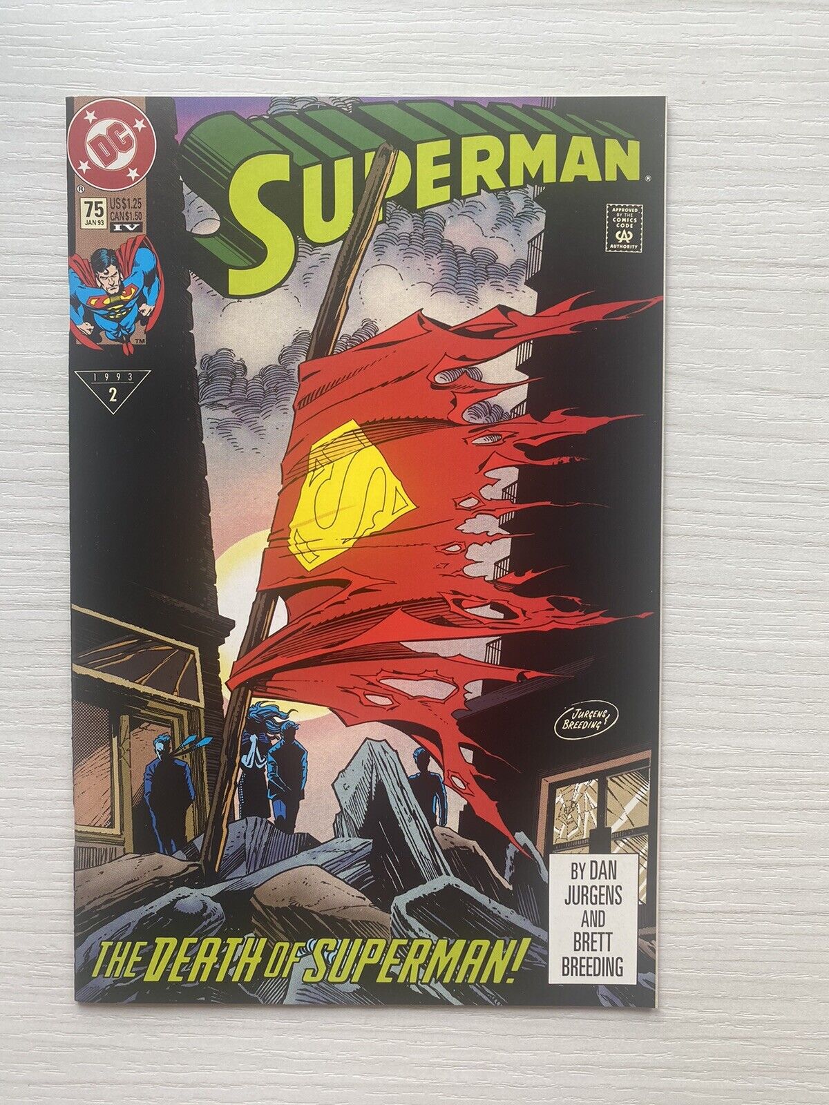 DC Superman #75 The Death Of Superman January 1993 Good