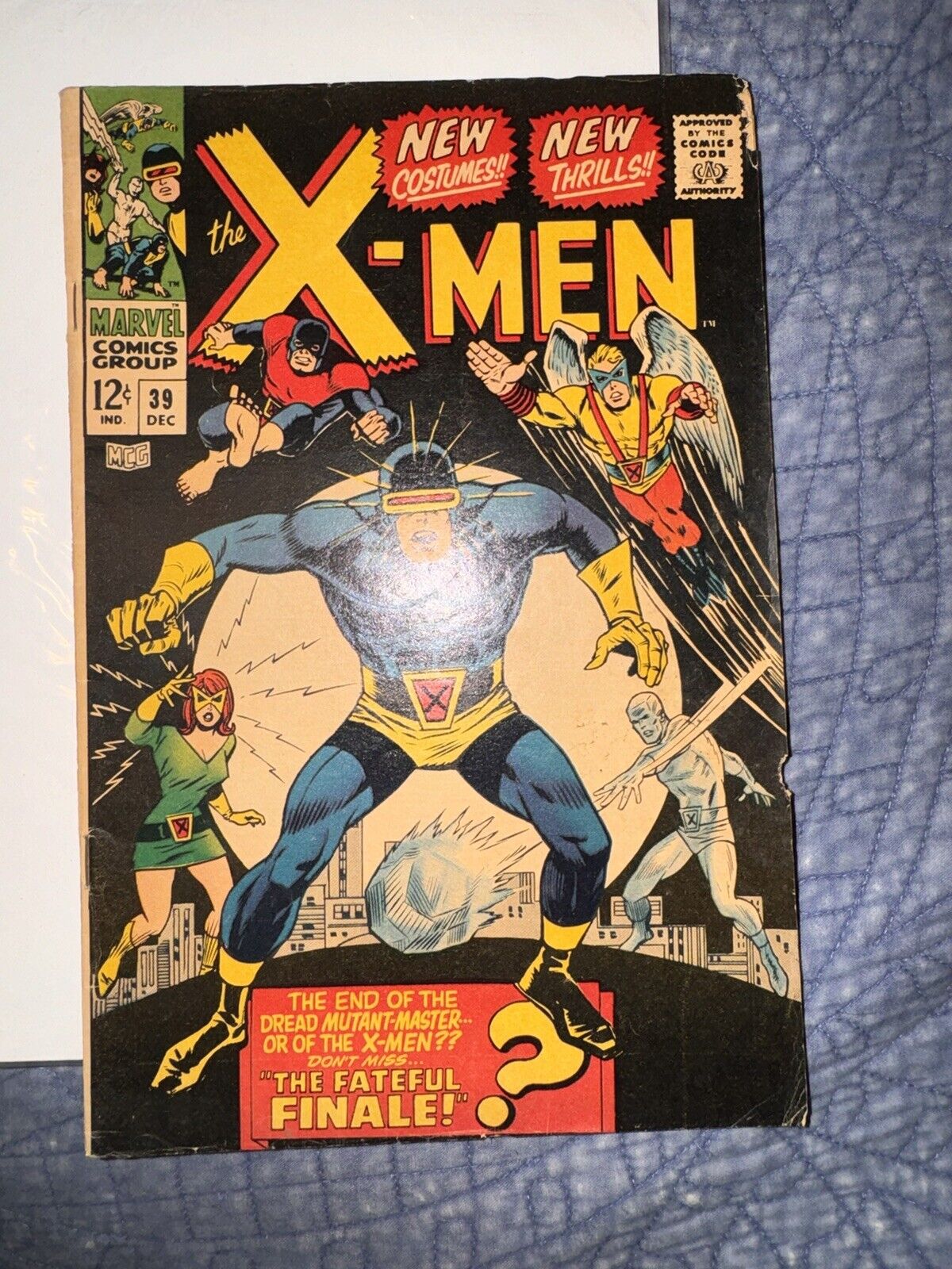 Uncanny X-Men 39 Marvel 1967 VG FN Cyclops Origin Banshee