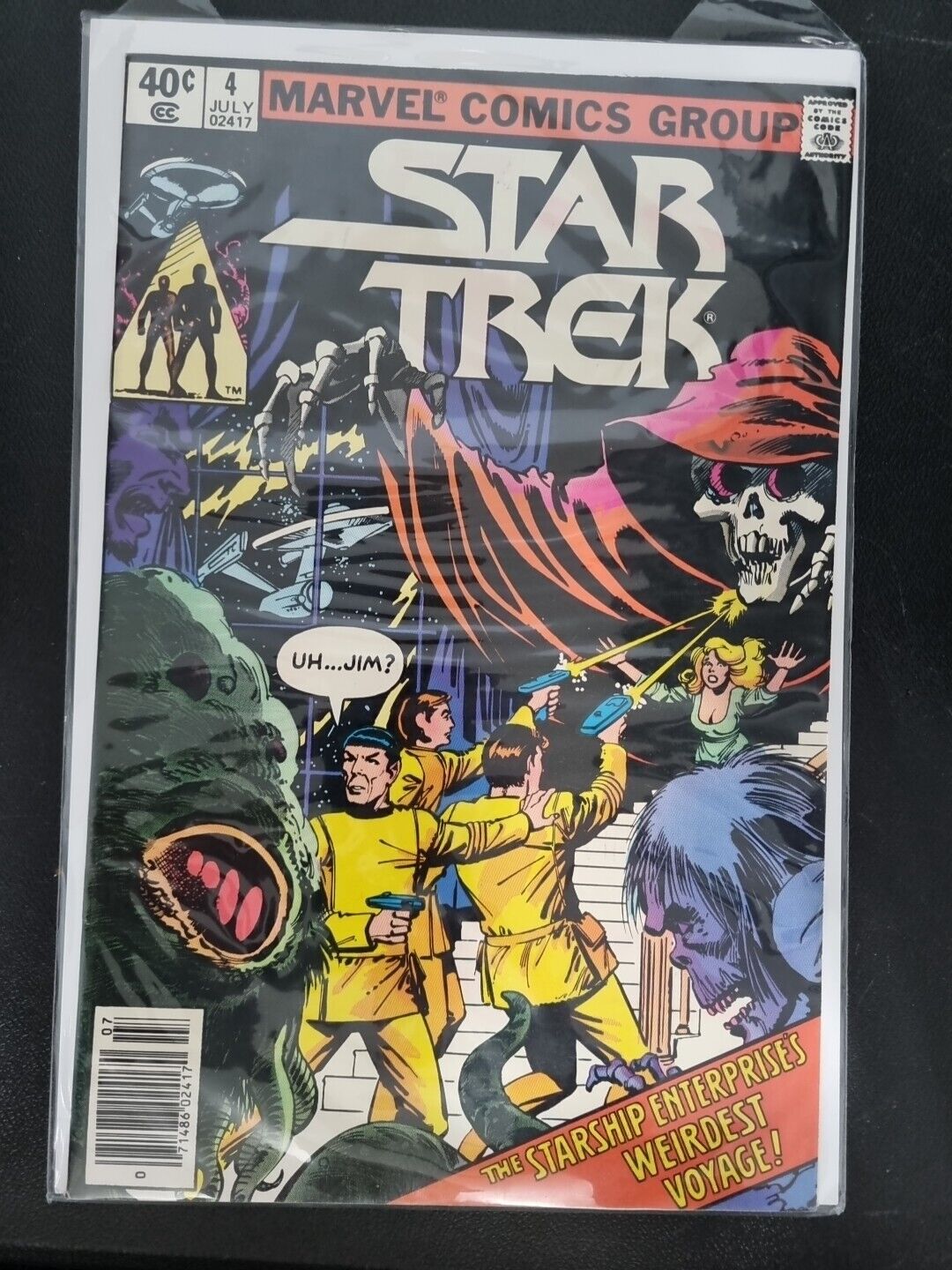 STAR TREK  (1980 Series)  (MARVEL) #4 Comic Book 