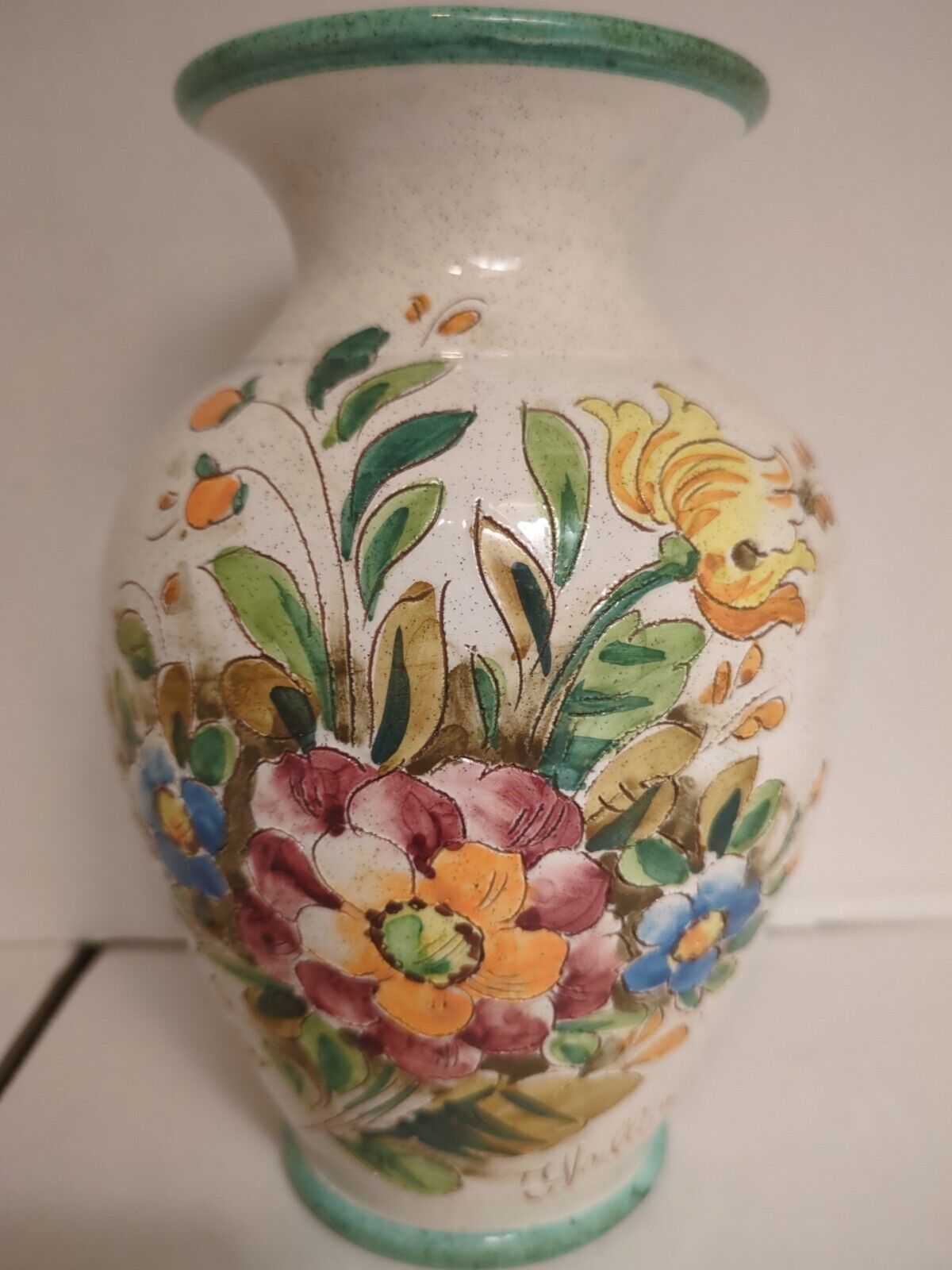 Beautiful Italian Handmade Vase by I Vallorone