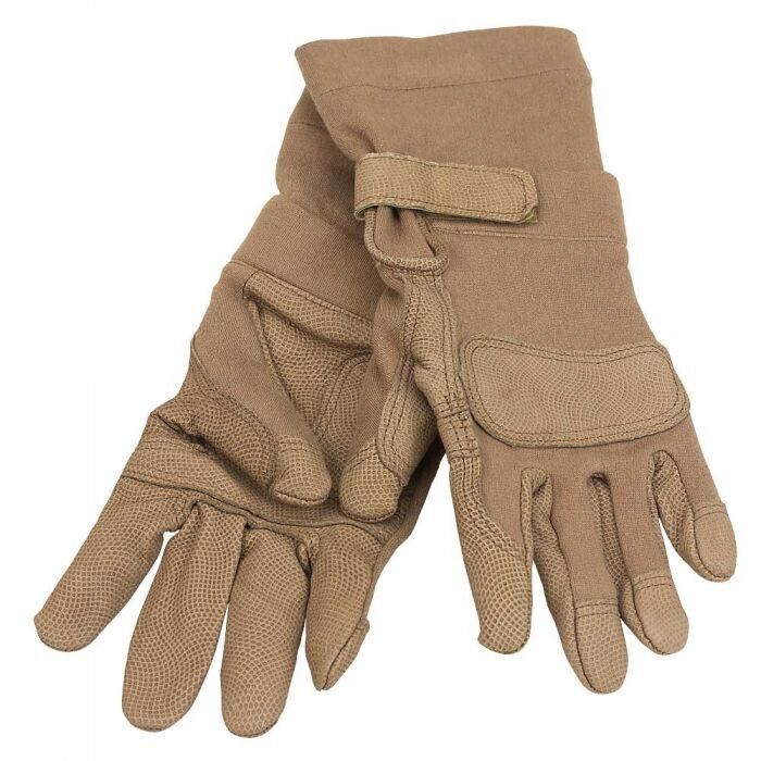 USGI USMC Military Nomex Combat Gloves Tan Leather Aramid Sz Medium GEC New
