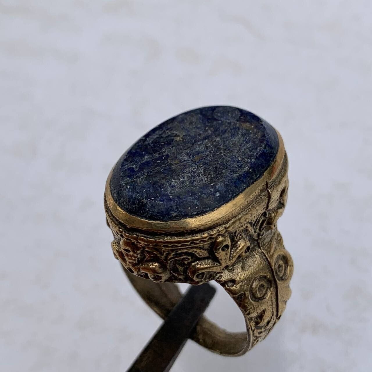 EXTREMELY RARE ANCIENT BRONZE ANTIQUE ISLAMIC OTTOMAN INTAGLIO RING INSCRIPTIONS