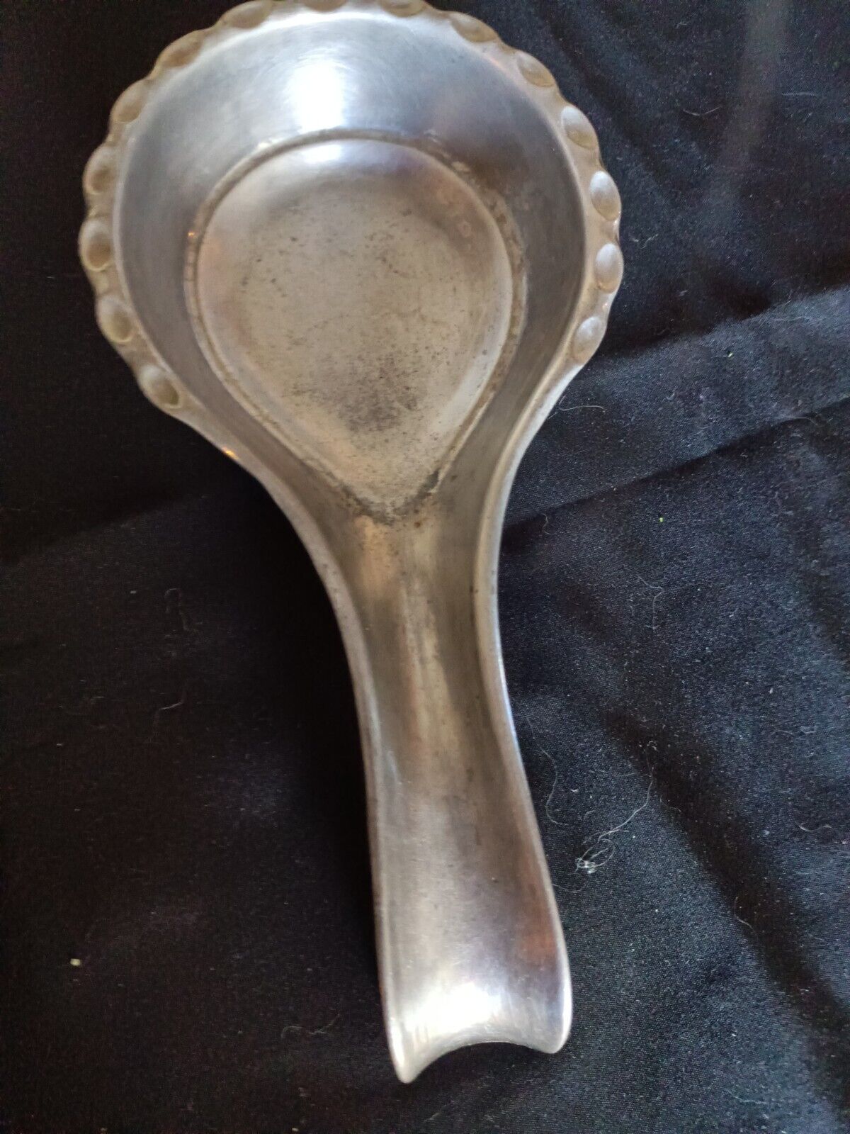 Vintage Lenox Pewter Spoon Rest/ Holder (8.5\