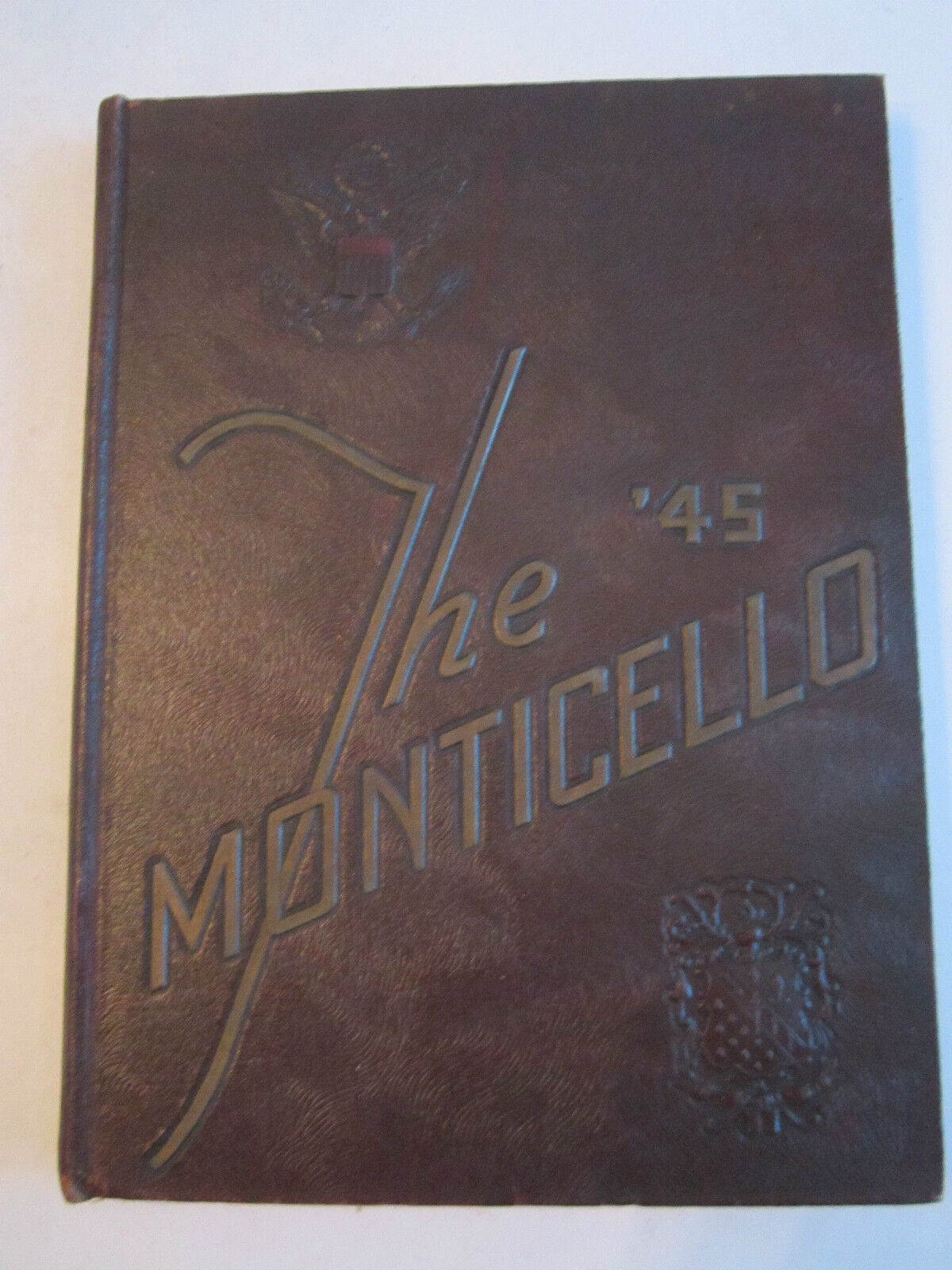 1945 THE THOMAS JEFFERSON HIGH SCHOOL YEARBOOK - THE MONTICELLO - NICE CONDITION