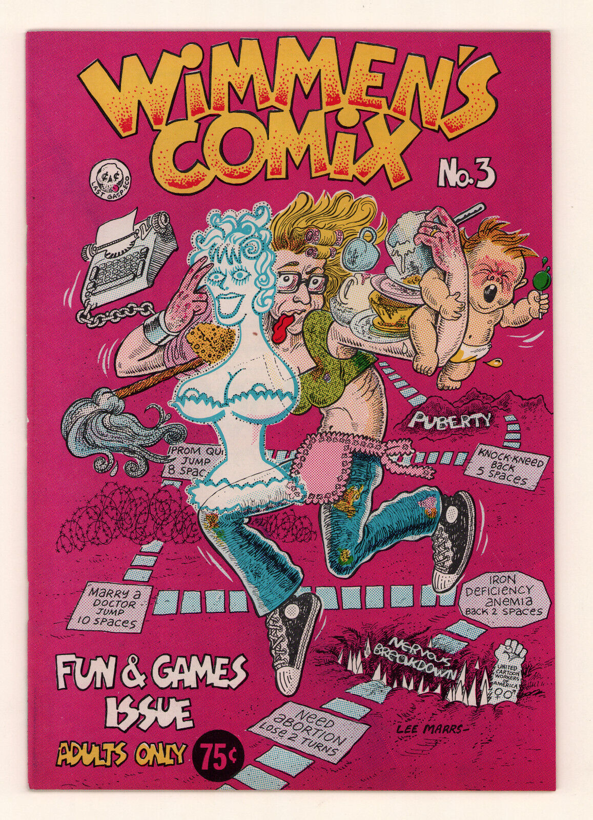 Wimmen\'s Comix #3 TRINA ROBBINS, DIANE NOOMIN 2nd Print Last Gasp 1974 VF