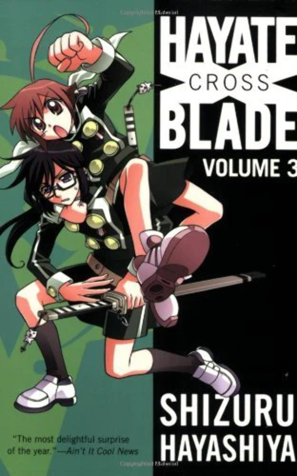 Hayate Cross Blade Vol 3 Used English Manga Graphic Novel Comic Book