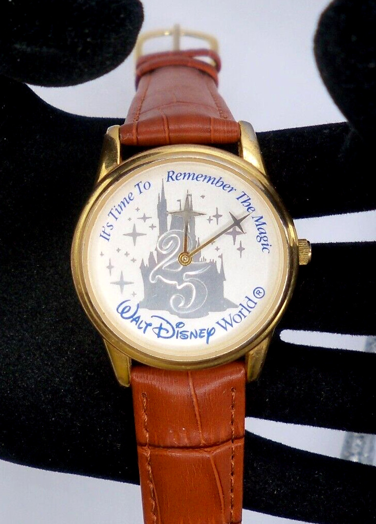 Vtg Walt Disney World It's Time To Remember the Magic 25th Anniv. Watch, Kodak